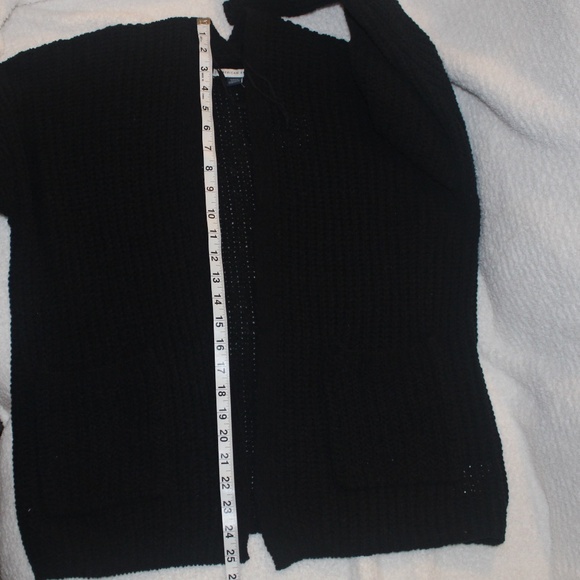 NWT Women's Black American Eagle Comfy,Oversized, Chunky Knit Cardigan in Sz(S) - Picture 9 of 10